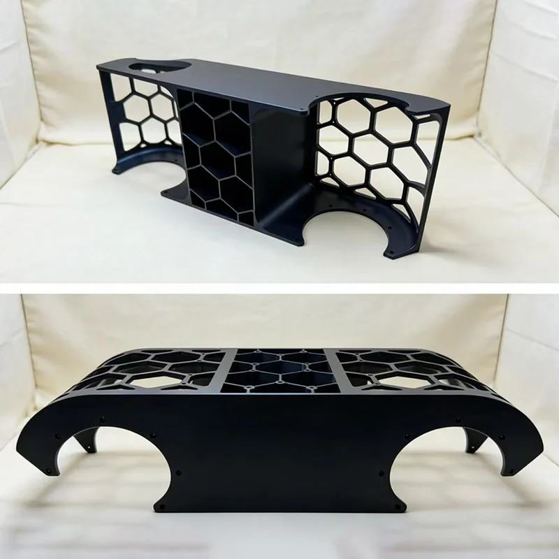 CNC-bearbetade aluminiumdelar